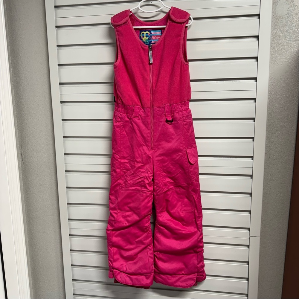 Snow Dragons Pink Ski Pant Bib